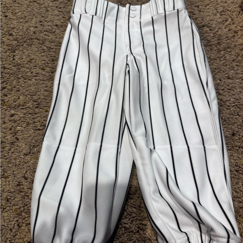 Champros White and Black Striped baseball knickers